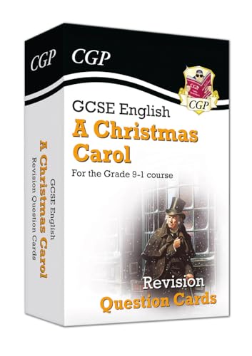 GCSE English - A Christmas Carol Revision Question Cards (CGP GCSE English Literature Cards)